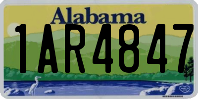 AL license plate 1AR4847