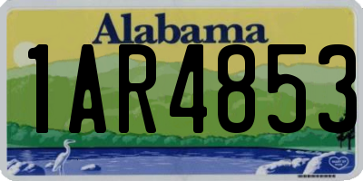 AL license plate 1AR4853