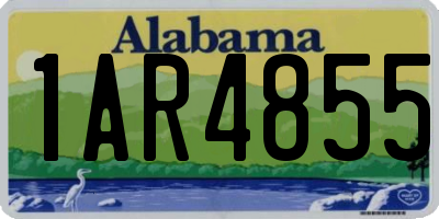 AL license plate 1AR4855