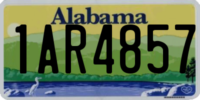 AL license plate 1AR4857