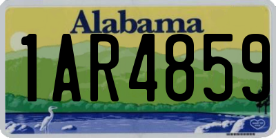 AL license plate 1AR4859