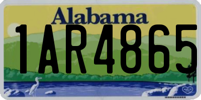 AL license plate 1AR4865