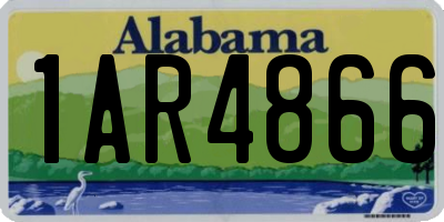 AL license plate 1AR4866