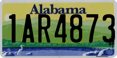 AL license plate 1AR4873