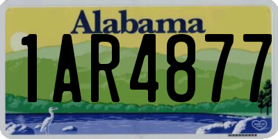 AL license plate 1AR4877