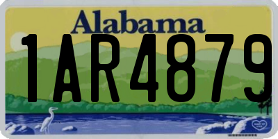 AL license plate 1AR4879