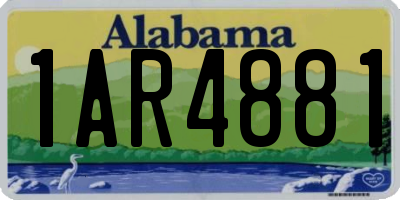 AL license plate 1AR4881