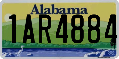 AL license plate 1AR4884