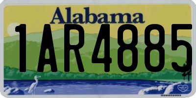 AL license plate 1AR4885