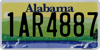 AL license plate 1AR4887