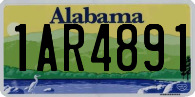AL license plate 1AR4891