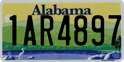 AL license plate 1AR4897
