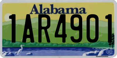 AL license plate 1AR4901