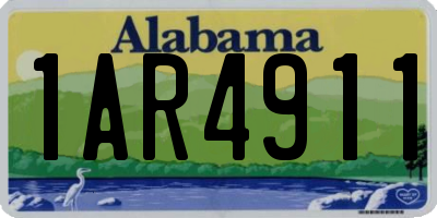 AL license plate 1AR4911