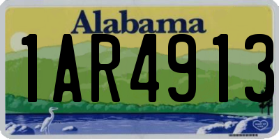 AL license plate 1AR4913