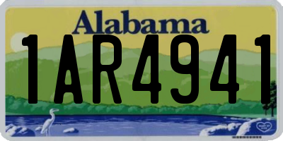 AL license plate 1AR4941