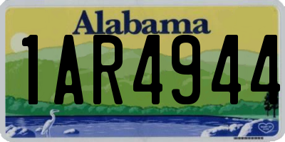 AL license plate 1AR4944