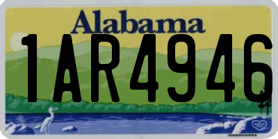 AL license plate 1AR4946