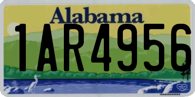 AL license plate 1AR4956