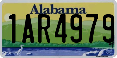 AL license plate 1AR4979