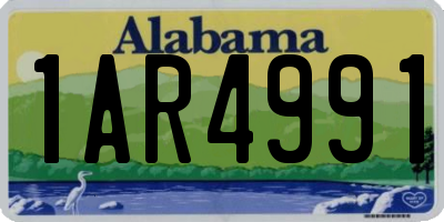 AL license plate 1AR4991