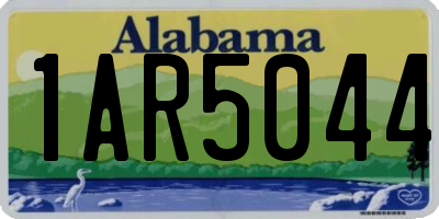 AL license plate 1AR5044