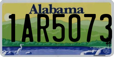 AL license plate 1AR5073