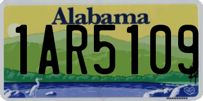 AL license plate 1AR5109