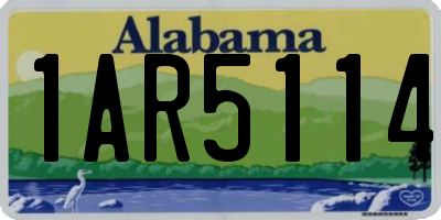 AL license plate 1AR5114