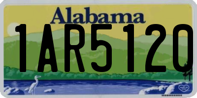 AL license plate 1AR5120