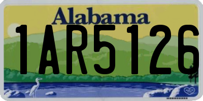 AL license plate 1AR5126