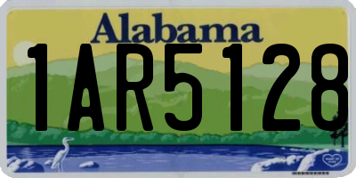 AL license plate 1AR5128