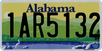 AL license plate 1AR5132