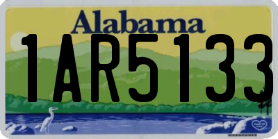AL license plate 1AR5133