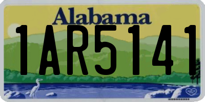 AL license plate 1AR5141