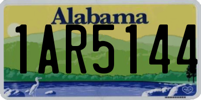 AL license plate 1AR5144