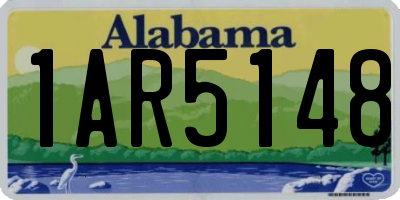 AL license plate 1AR5148