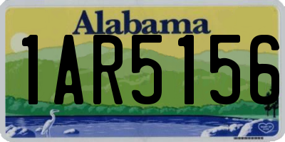 AL license plate 1AR5156