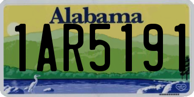 AL license plate 1AR5191