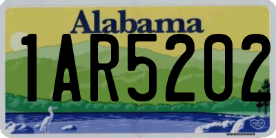 AL license plate 1AR5202