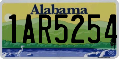 AL license plate 1AR5254