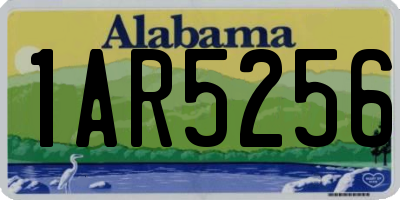 AL license plate 1AR5256