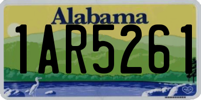 AL license plate 1AR5261