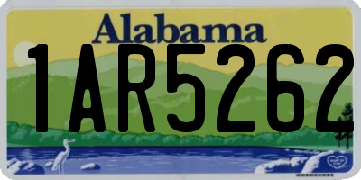 AL license plate 1AR5262