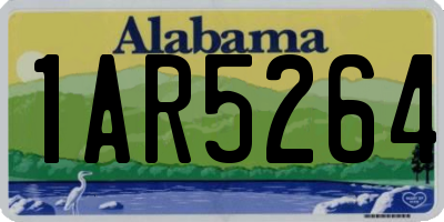 AL license plate 1AR5264