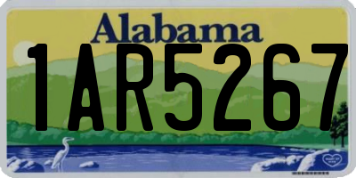 AL license plate 1AR5267