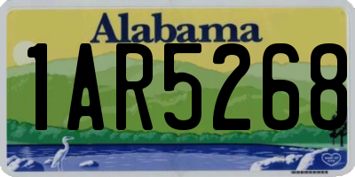 AL license plate 1AR5268