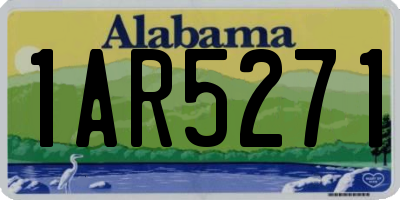 AL license plate 1AR5271