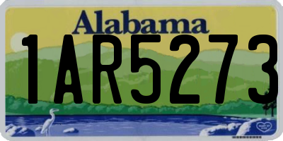 AL license plate 1AR5273