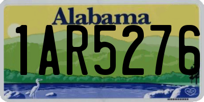 AL license plate 1AR5276